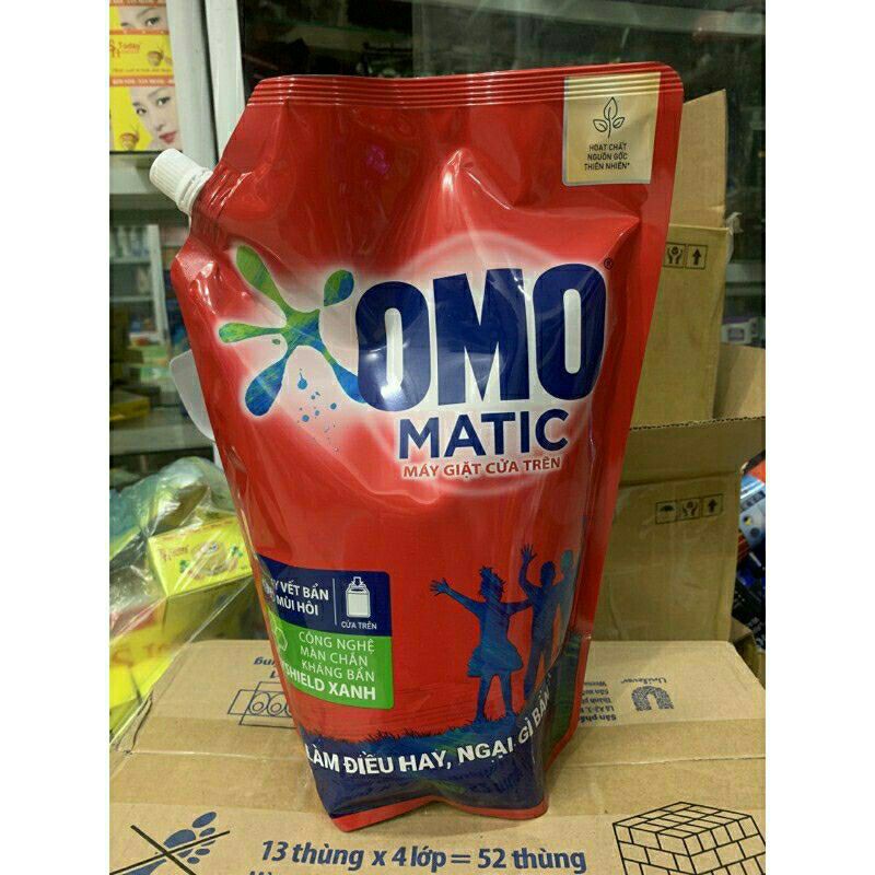 Nước giặt omo matic cho máy giặt cửa trên 2.2kg