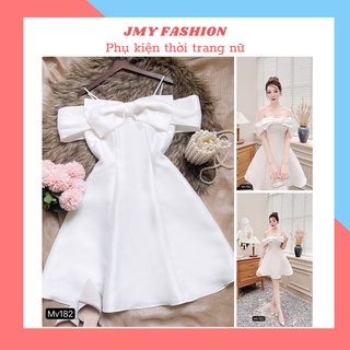 Mv182 Váy đầm 2 dây tafta trắng xoè ngắn dự tiệc - (MC) Modish and Chic