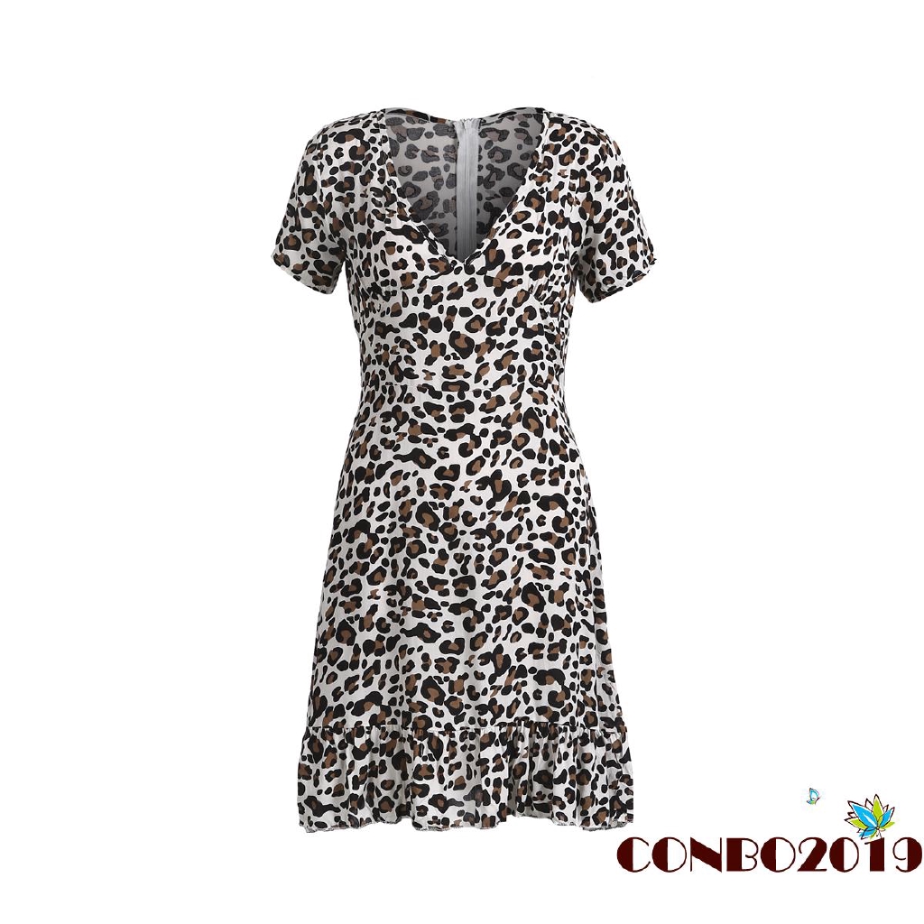 Đầm Nữ Cổ Chữ V Phong Cách Boho Thời Trang Quyến Rũ