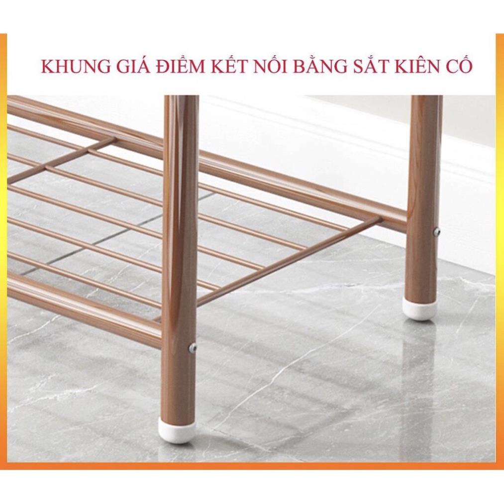 Giá Treo Tủ Kệ Quần Áo Mẫu Mới 3 trong 1 Để Giày Có Mẫu Treo Mũ, Giàn Phơi Quần Áo Gấp Gọn