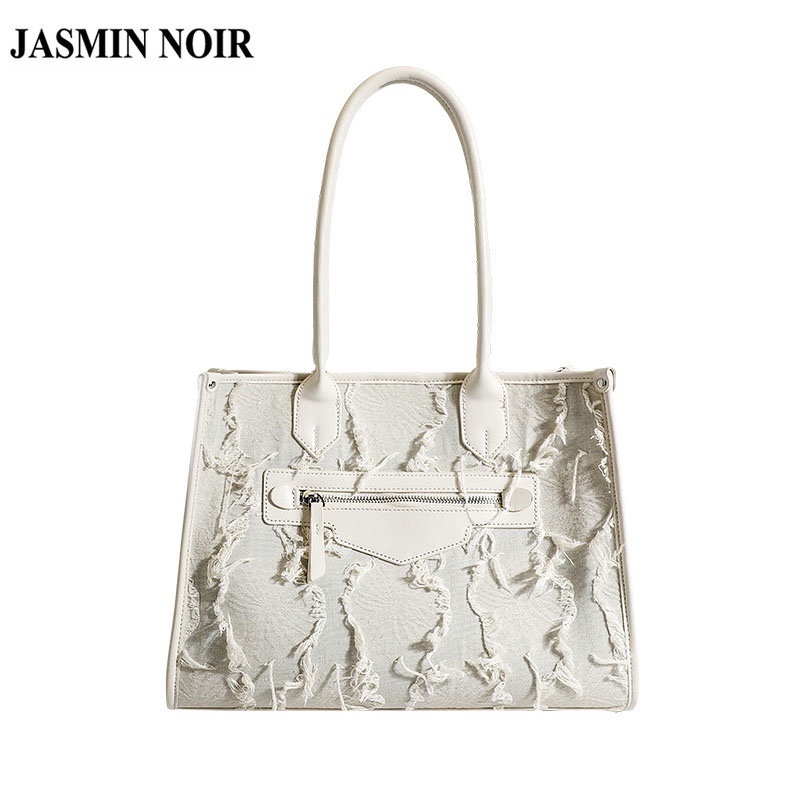 Túi vải JASMIN NOIR phối tua thời trang dành cho nữ