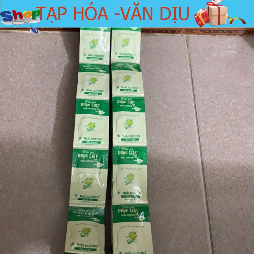 Dầu gội đầu dược liệu thái dương dây 10 gói 5ml ✅còn hàng ✅ tạp hóa Văn Dịu