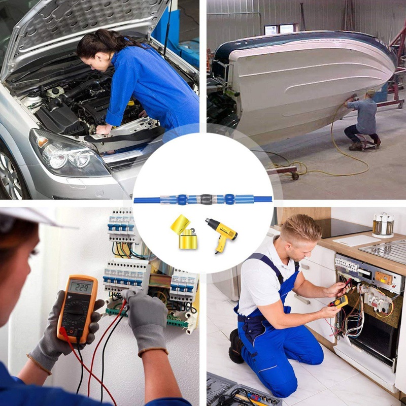 Đầu Nối Dây Điện Cách Nhiệt Tự Hàn Cho Tàu Thuyền / Máy Bay / Xe Tải / Bánh Mì
