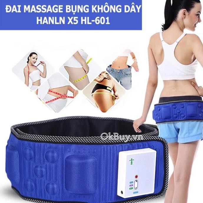 [ HÀNG CAO CẤP] Đai massage X5 giảm mỡ bụng, giảm eo chính hãng.