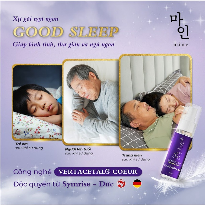 Xịt gối ngủ ngon Mine Good Sleep