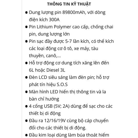 Bộ kích bình  xe hơi chuyên nghiệp cao cấp (Ship hỏa tốc) Có quà tặng kèm