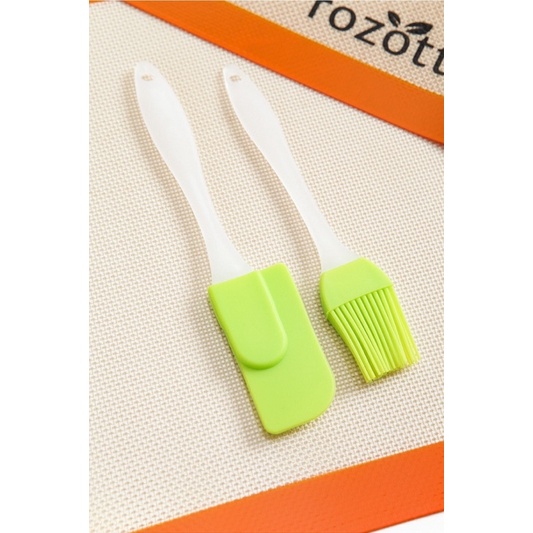 Thảm nướng bánh silicone, silpat tấm nướng bánh, 1 set gồm 6 món