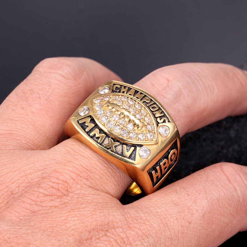 Nhẫn Khắc Chữ Champion Thời Trang Dành Cho Nam