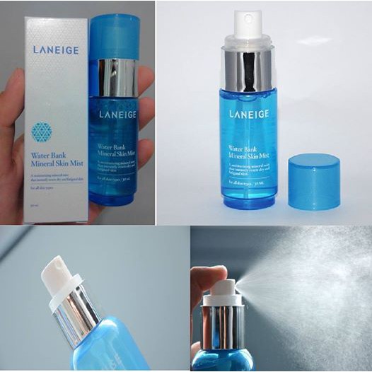 XỊT KHOÁNG DƯỠNG ẨM LANEIGE WATER BANK HYDRO MIST 150ML CHÍNH HÃNG