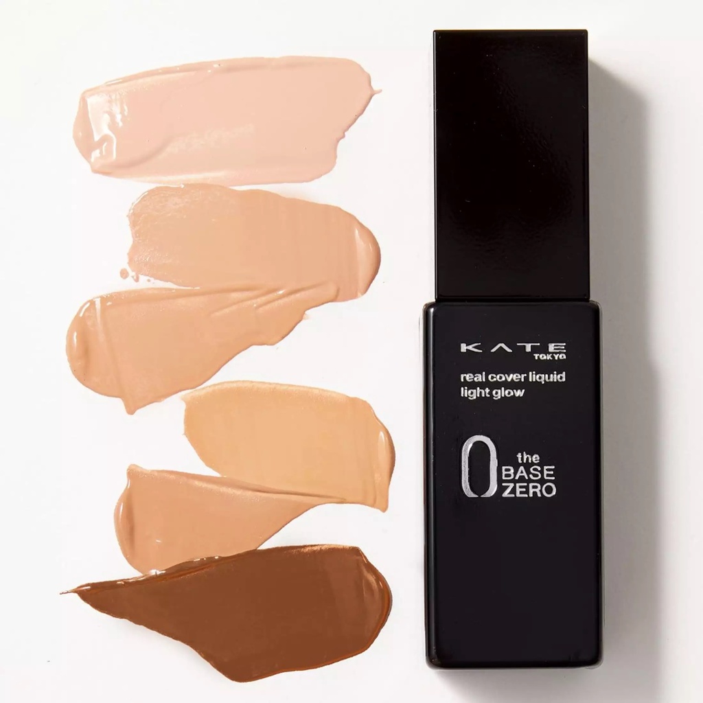 Kem nền kiềm dầu KATE Tokyo The Base Zero - Real Cover Liquid - Nhật Bản