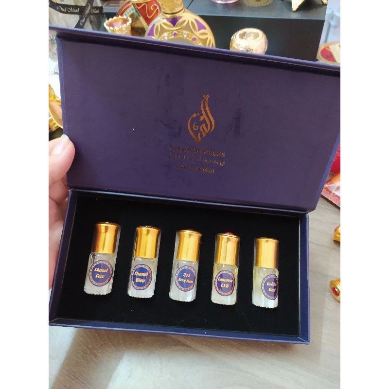 Set nước hoa 5 chai 3ml MS 100 | BigBuy360 - bigbuy360.vn