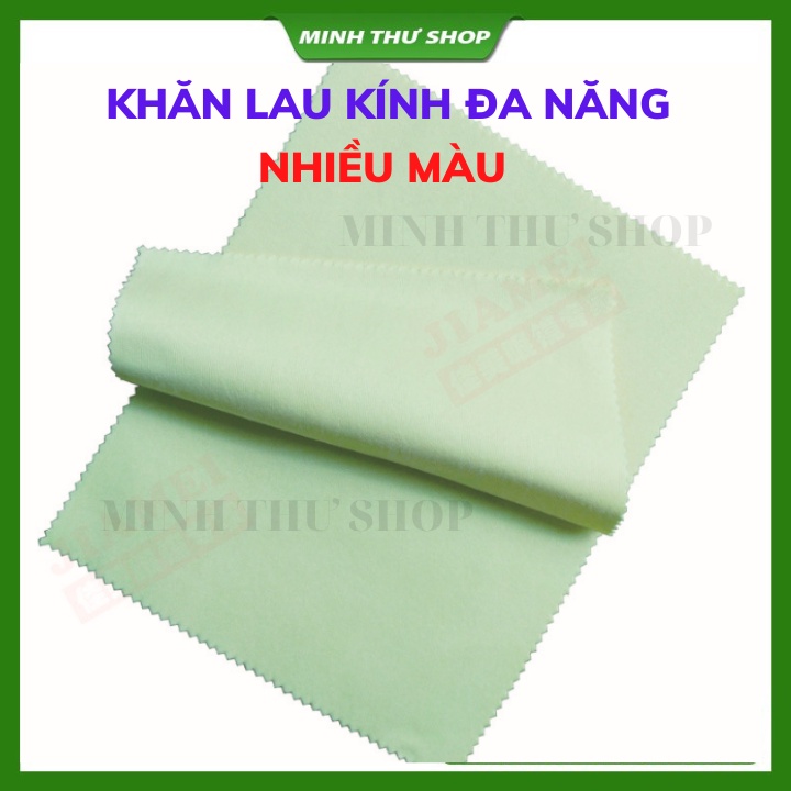 Khăn lau kính đa năng chuyên dụng, lau mắt kính cận, mặt kính điện thoại mềm mại không gây xước dăm