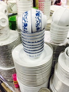 Bát cơm bát tràng xanh