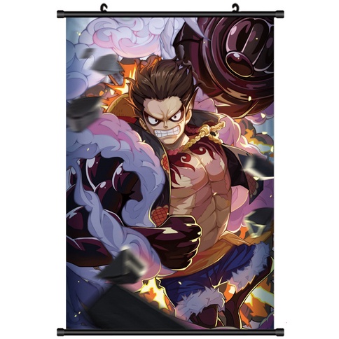 Tranh treo tường One Piece kích thước 60cm x 90cm cực kỳ đẹp cool ngầu