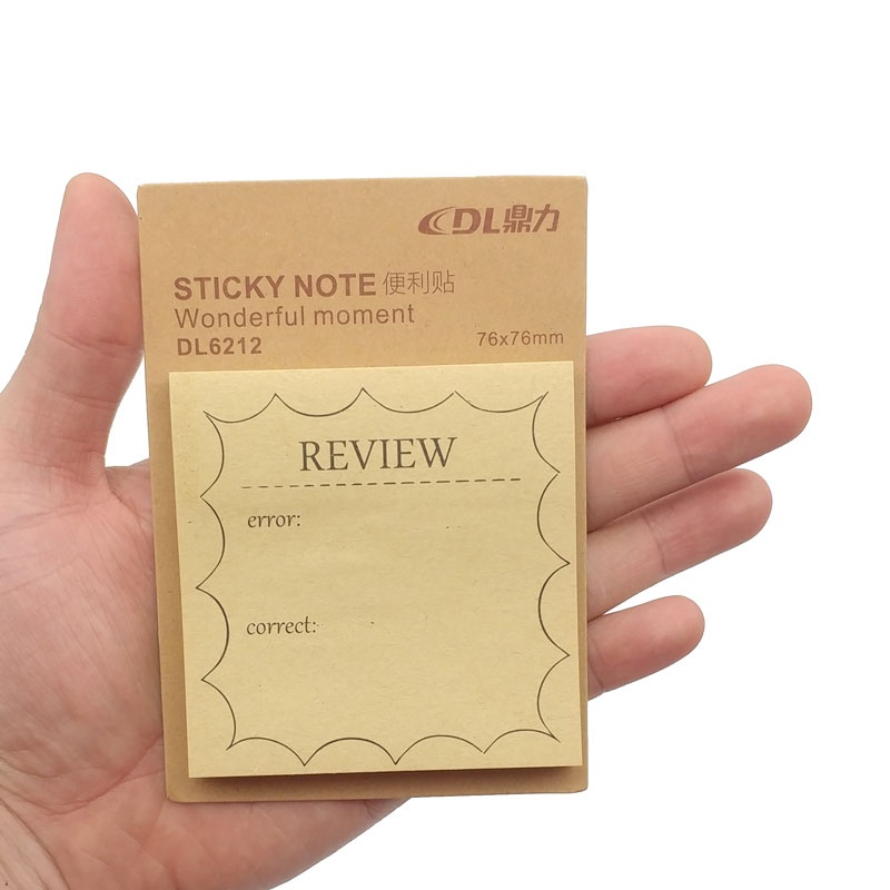 Giấy Note Wonderful Moment 76 x 76 mm DL6212 - Review