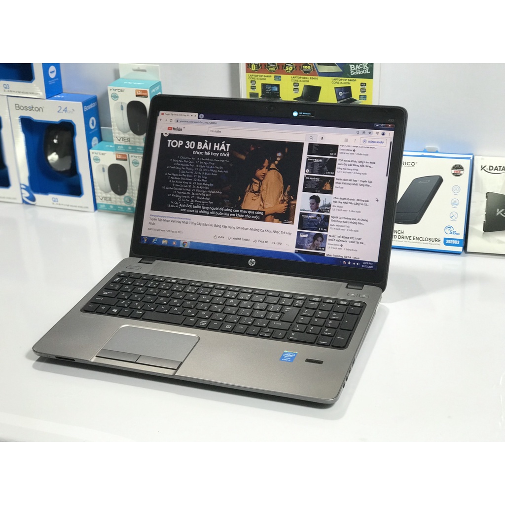 Latop Cũ HP Probook 650G1 Core i5-4200M, Ram 4GB, ổ cứng SSD 120GB, màn hình 15.6″ HD