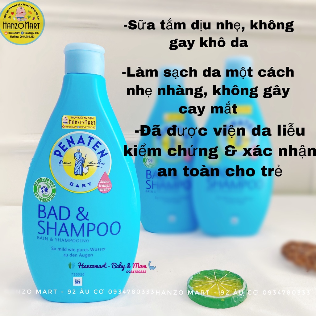 Sữa tắm gội chống cảm Penaten nội địa Đức cho bé