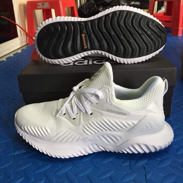 Giày Adidas AlphaBounce full trắng