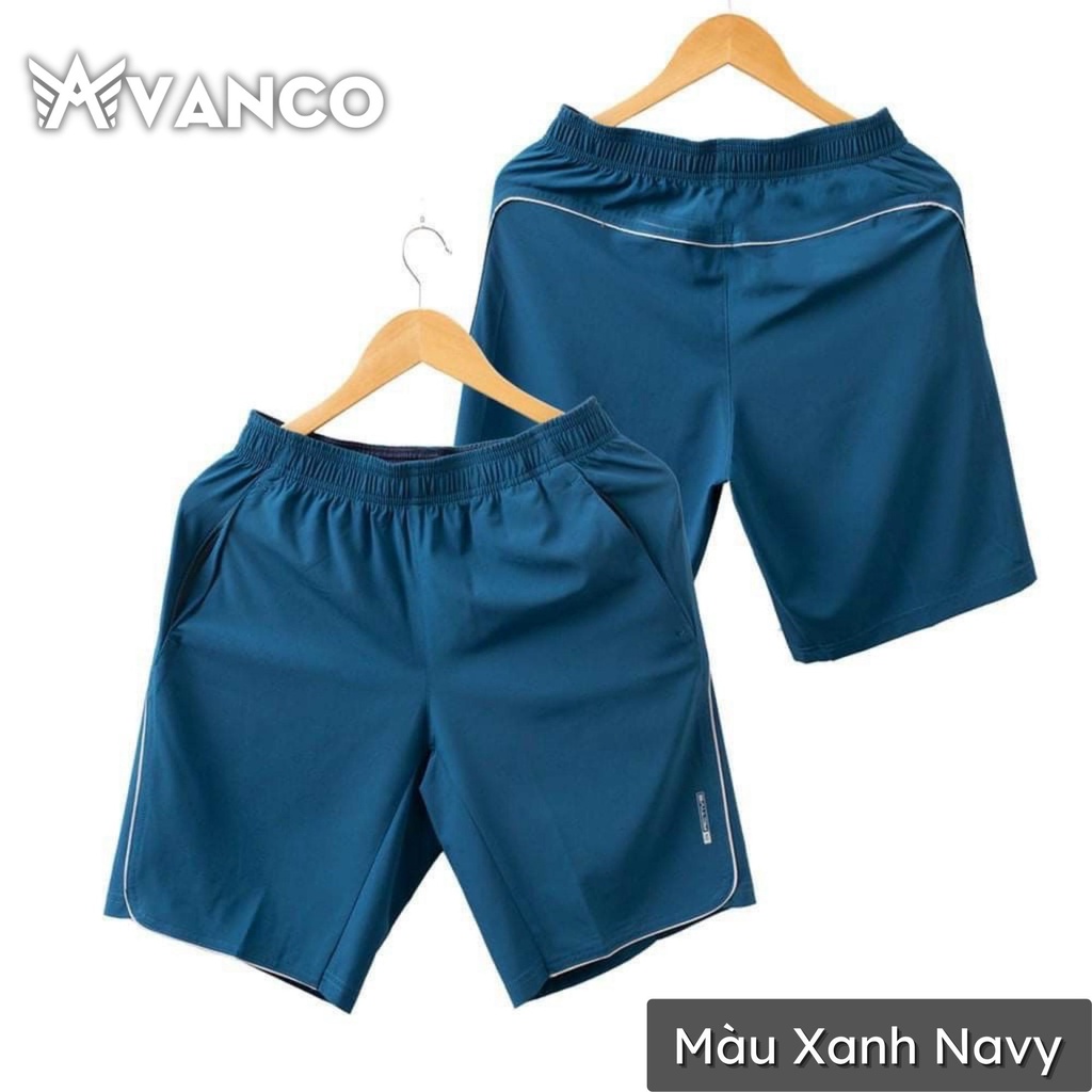 Quần đùi nam thể thao mặc nhà vải gió siêu nhẹ mềm mại, co giãn thoải mái vận động mẫu mới 2022 AVANCO