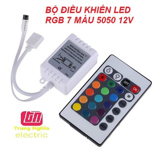  [LOẠI 1] BỘ ĐIỀU KHIỂN LED RGB 7 MÀU 5050 12V MẠCH ĐIỀU KHIỂN LED RGB