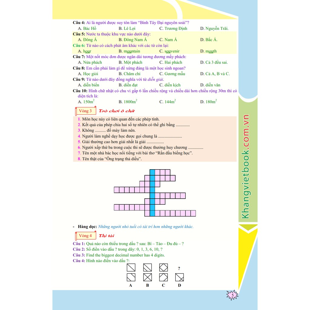 Sách - Em Muốn Thành Trạng Nguyên Nhỏ Tuổi Lớp 5