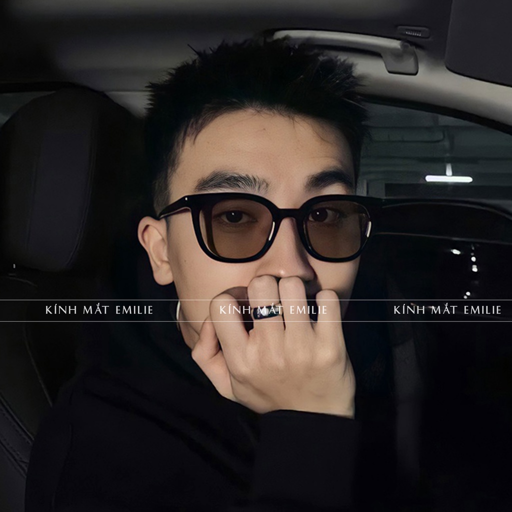 Gọng kính mát vuông nam nữ siêu hot Kính mắt Emilie phụ kiện thời trang Momati