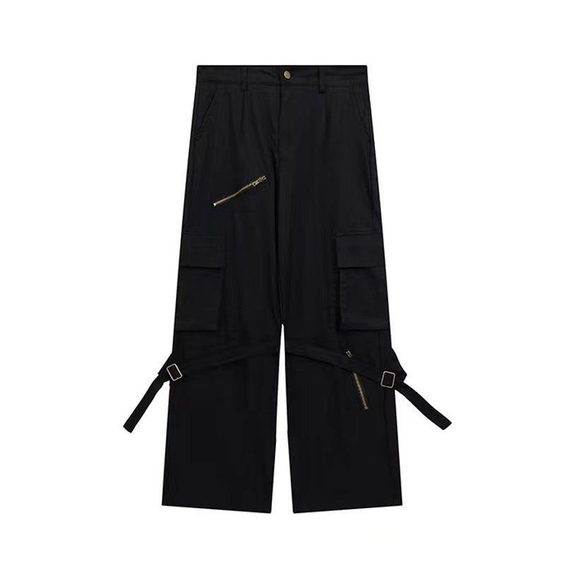 Quần Dài Dáng Suông Rộng Phong Cách Thời Trang Mỹ