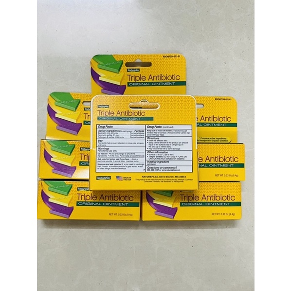 Kem mỡ giảm bỏng ngăn ngừa sẹo TRIPLE ANTIBIOTIC ORIGINAL OINTMENT 9,4g -