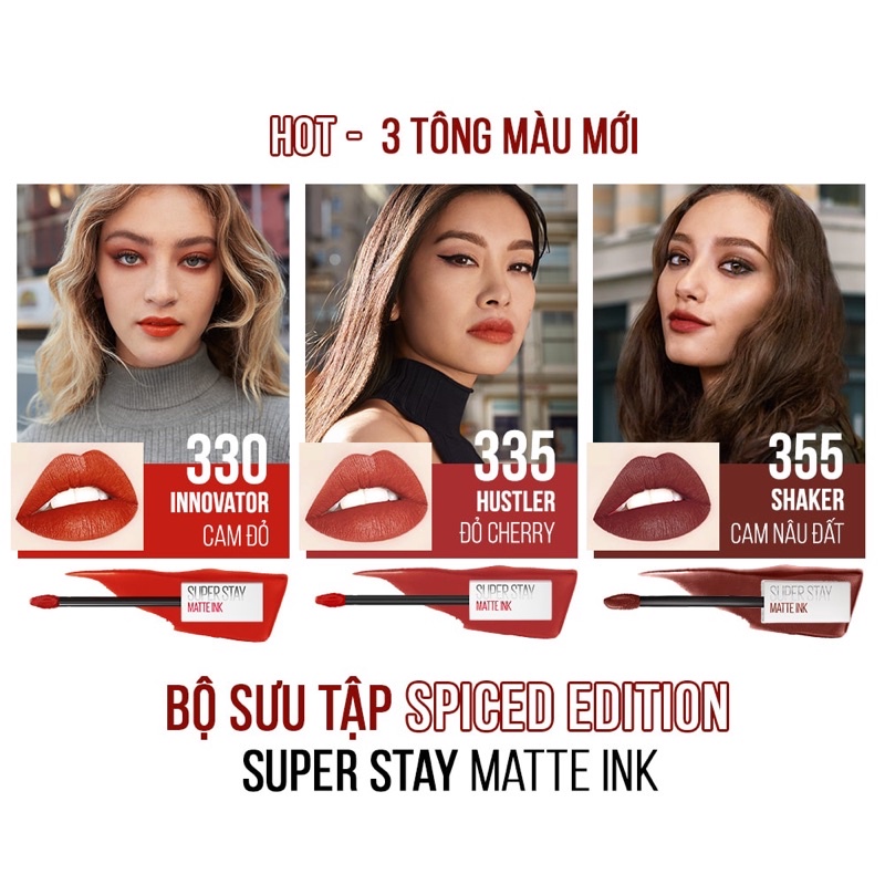 SON LÌ MAYBELINE SUPER STAY MATTE INK MAYBELLINE