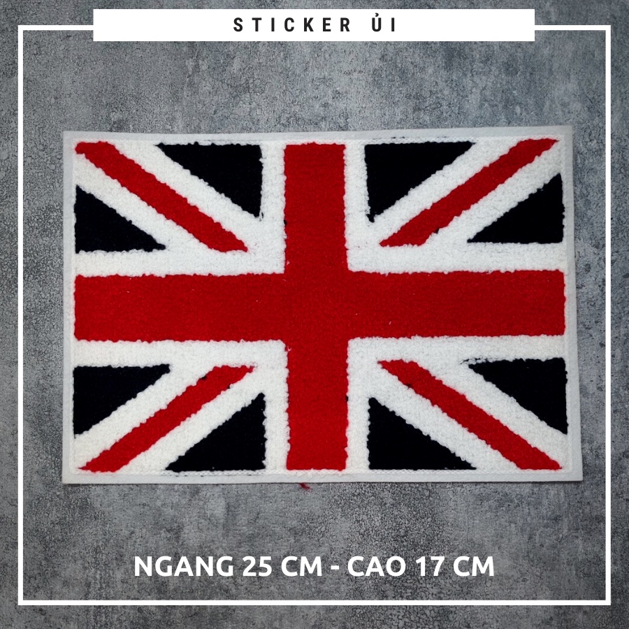 Sticker ủi áo Cao cấp - CÓ SẴN KEO ỦI - sticker vải dùng làm miếng vá áo, phụ kiện trang trí quần áo, balo, giày, nón