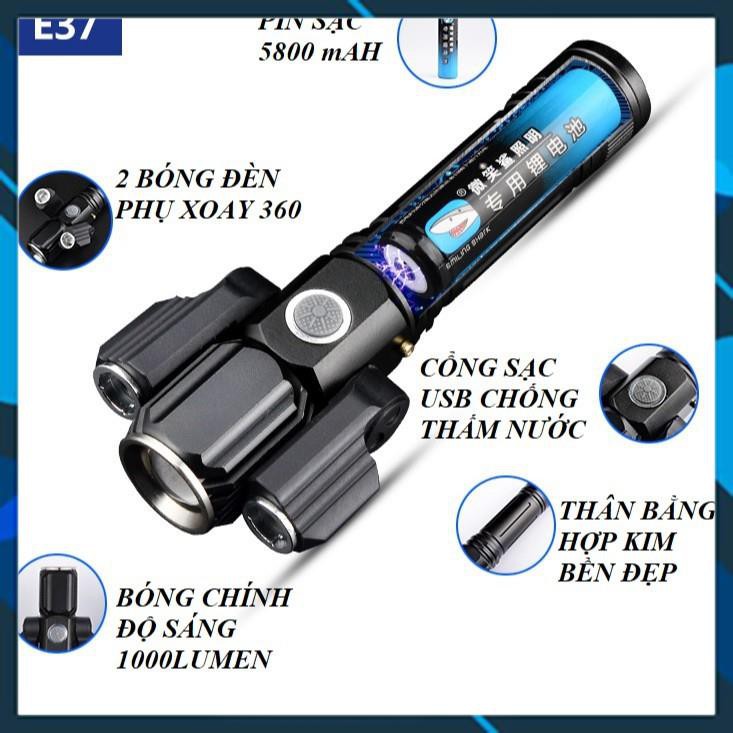 [Sẵn Hàng Giao Ngay] ĐÈN BIN SIÊU SÁNG XOAY360 (BUÔN/SỈ)