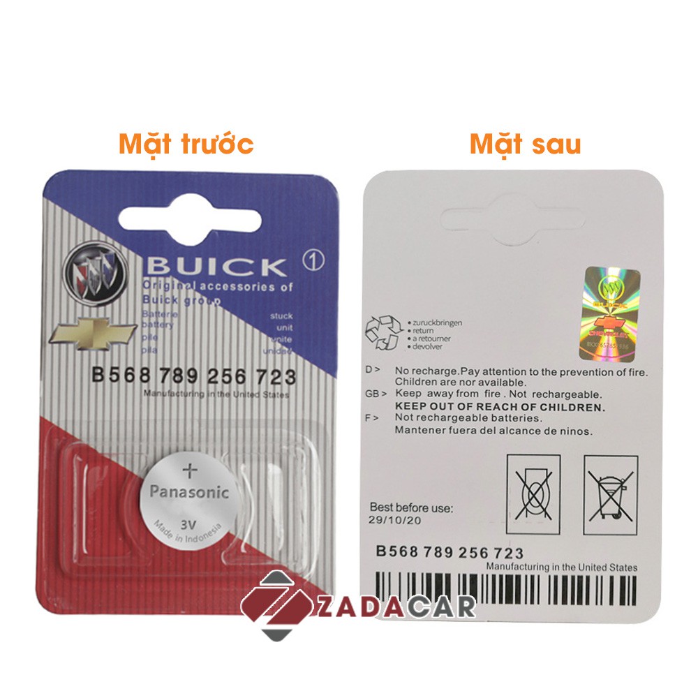 Pin chìa khóa ô tô Chevrolet Trailblazer chính hãng Chevrolet sản xuất tại Indonesia 3V