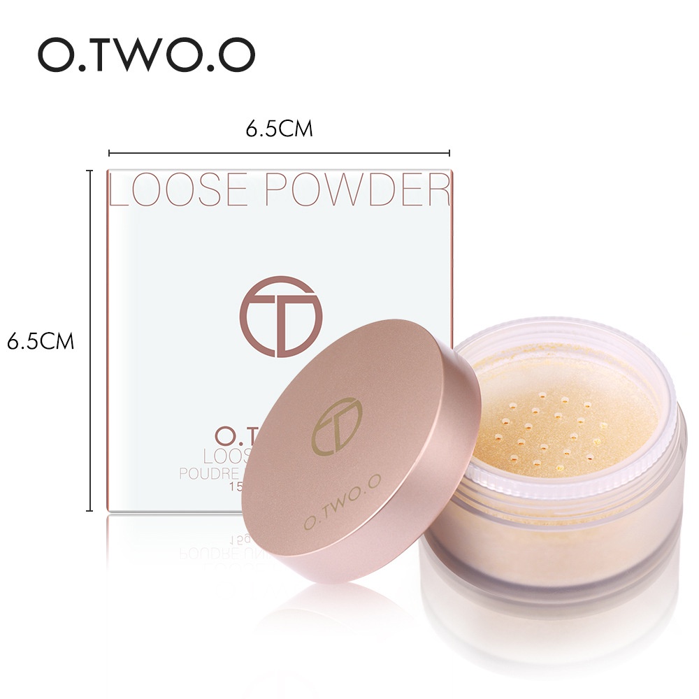 Phấn phủ O.TWO.O LOOSE kiểm soát dầu lâu trôi nhẹ 2 màu 90g - phấn nền nội địa trung JINT