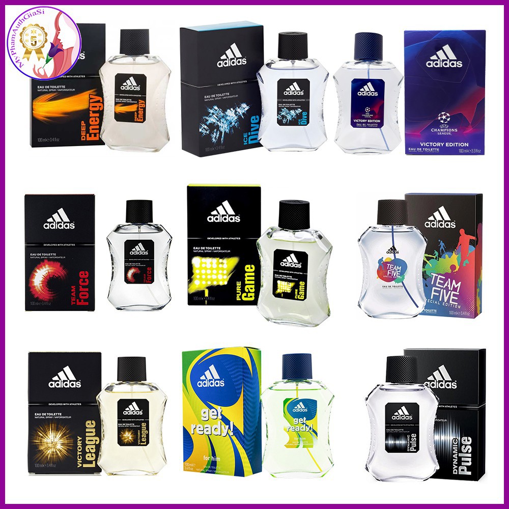 [Mã COS2405 giảm 8% đơn 300K] NƯỚC HOA NAM TÍNH ADIDAS 100ML