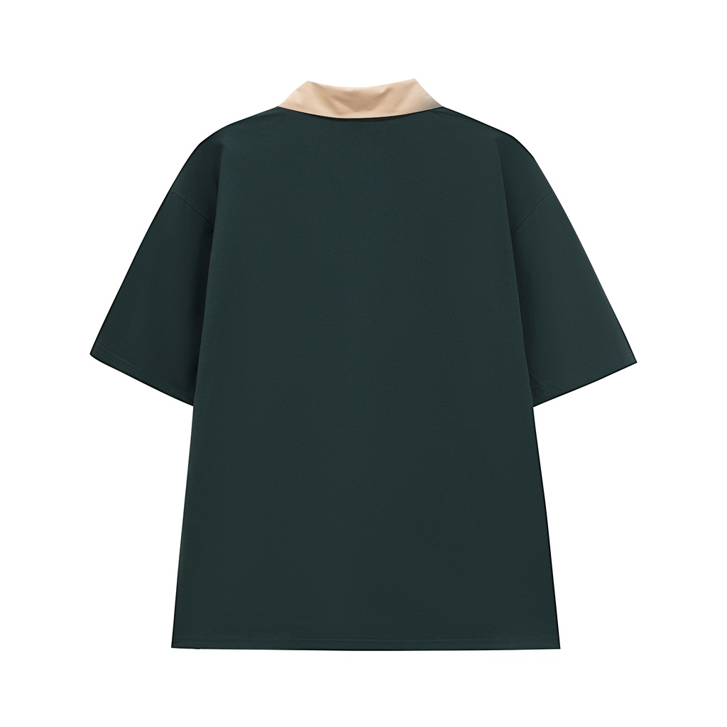 Áo Polo Phối Màu Unisex Cheecky Chất Liệu 100% Thun Cotton Lạnh Cute Trẻ Trung