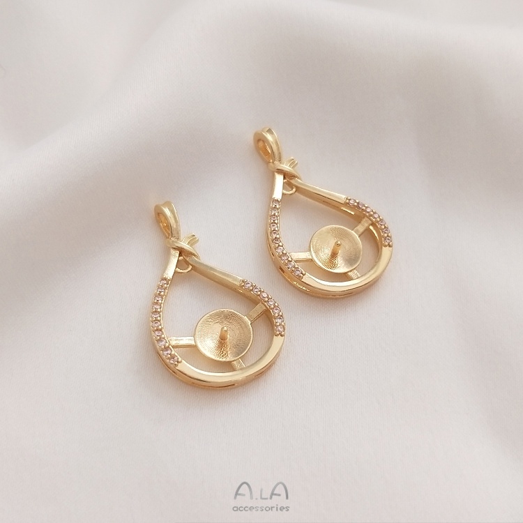 Dây chuyền mạ vàng 14k thiết kế độc đáo