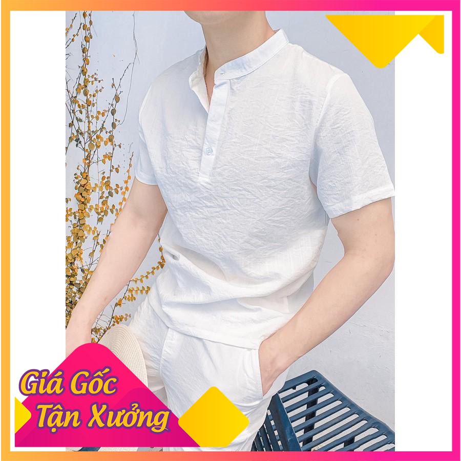 (cam kết hàng chất lượng) bộ quần áo đũi nam đồ bộ mùa hè chất vải thoáng mát thấm hút mồ hôi set siêu hot 2021