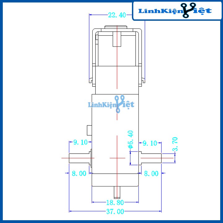 Động cơ giảm tốc vàng 3V-9V chế xe mô hình