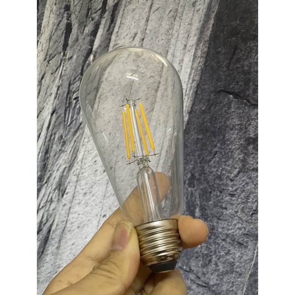 Bóng Đèn LED Hình Đu Đủ Phong Cách Châu Âu Cổ Điển Phù Hợp Mọi Không Gian Và Lắp Cho Mọi Loại Đèn Có Đui E27