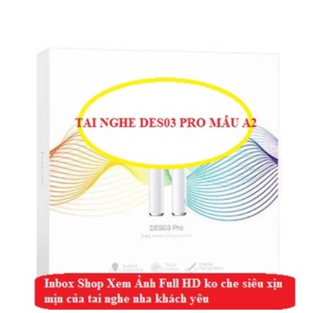 Tai Nghe Bluetooth TWS Wireless Hoco DES03 Pro, định vị tai nghe, đổi tên ,Sạc Không Dây - BẢO HÀNH CHÍNH HÃNG