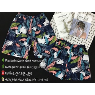 Quần hoa vintage - LÁ CỌ