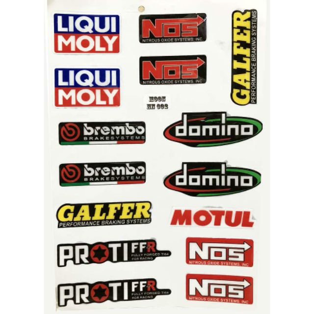 DECAL NỔI TRANG TRÍ XE MÁY HN092