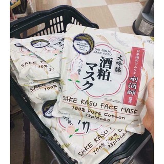 Mặt nạ sake kasu nhật bản 33 miếng