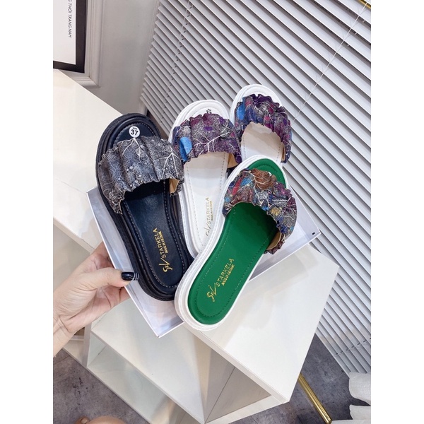 Dép nữ bản ngang nhúm 3D đế đúc siêu xinh hàng chất lượng cao lên chân cực đẹp - Chi Chanh Store