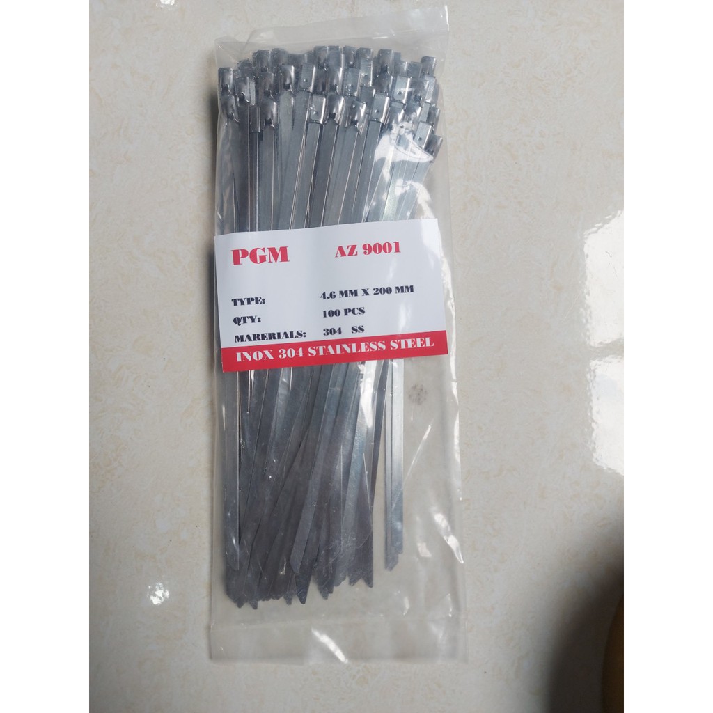 Dây thít inox 304  Kích thước 4.6x 250mm