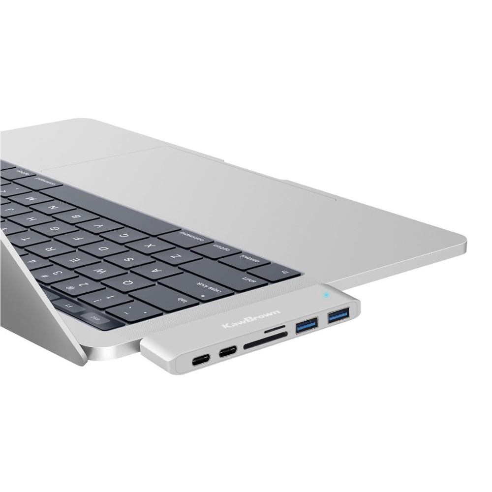 Bộ Chia Cổng Usb Type C Đa Năng 6 Trong 1