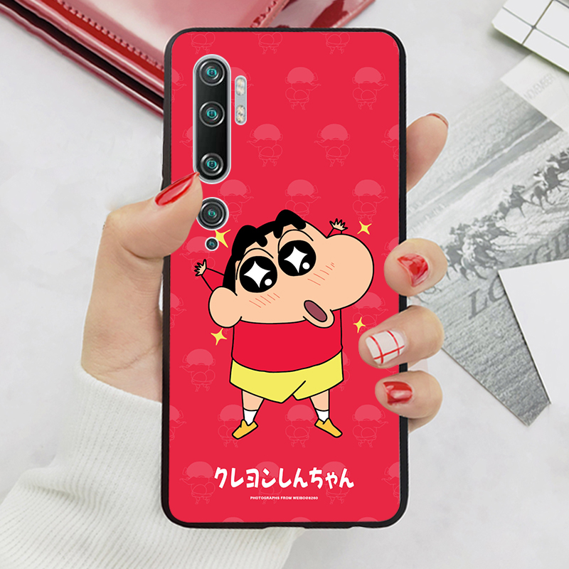 Ốp Điện Thoại Bằng Nhựa Mềm Viền Đen Hình Crayon Shin Chan Cho Sony X Xz Xz1 Compact Xz2 Prime Xz3 Xz4 Xz5 Xzp