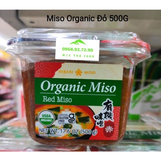 Miso Đỏ Hữu Cơ Tương Đậu Organic Hikari 500G Mihyyoulie