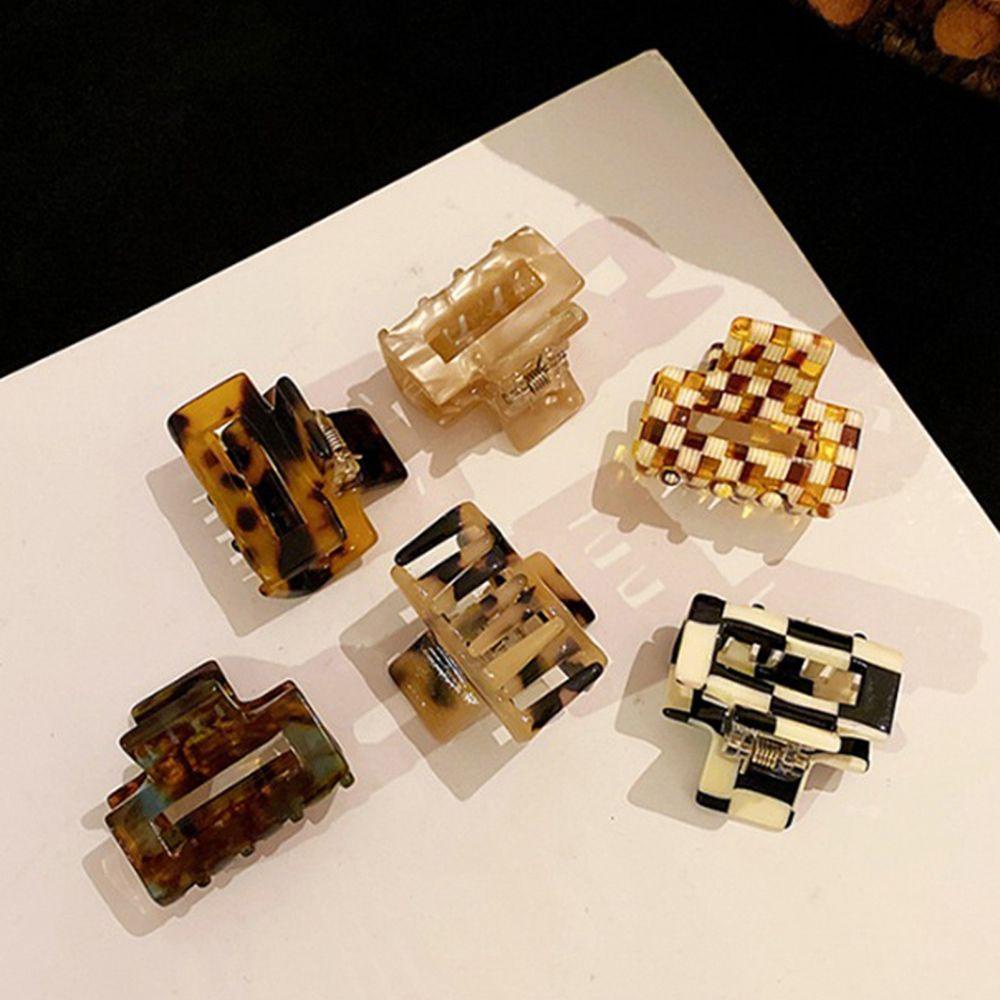 Kẹp Tóc Họa Tiết Da Báo Phong Cách Vintage Thanh Lịch WMES15H