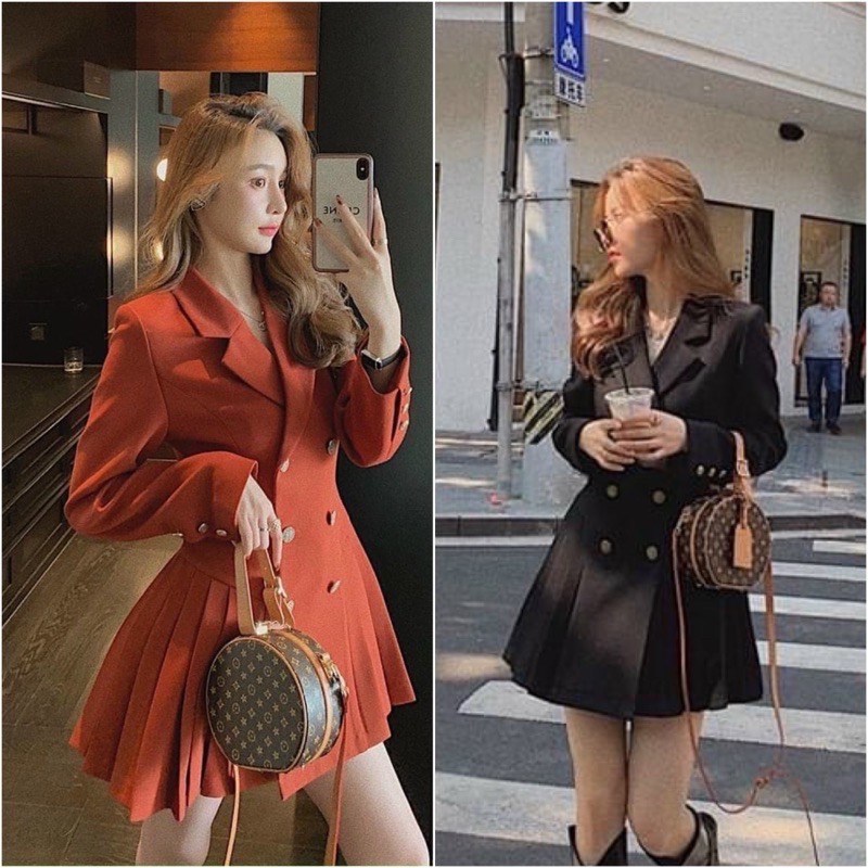 [Hot] Đầm vest tay dài dập li sang chảnh | BigBuy360 - bigbuy360.vn